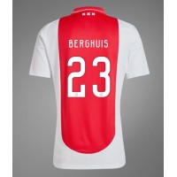 Fotballdrakt Herre Ajax Steven Berghuis #23 Hjemmedrakt 2024-25 Kortermet